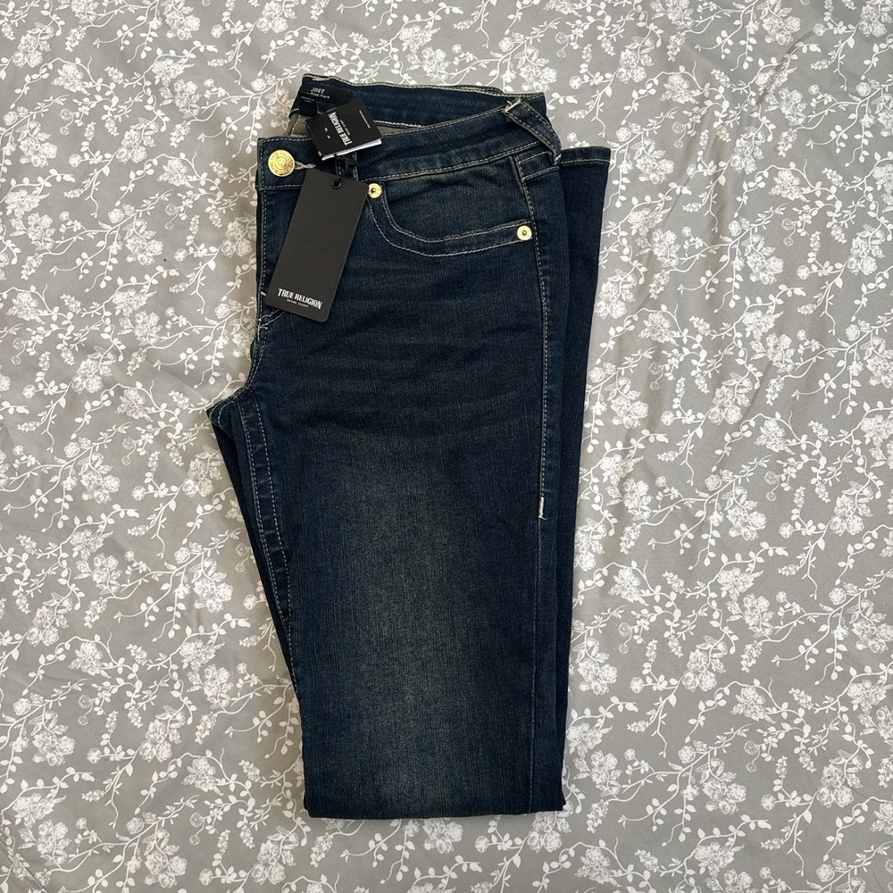 True Religion Dark Indigo Skinny Jeans